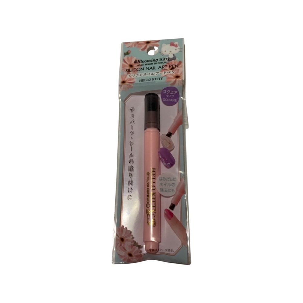 Sanrio Hello Kitty Blooming Kitty Silicon Nail Art Pen Square Tip NIP